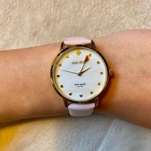 Kate Spade Metro Rare Bird Leather Strap Watch